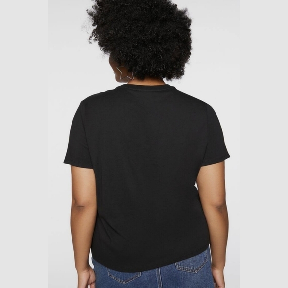 Doing My Best Black Graphic Tee Glitter Jumping Dolphin Purple Blue Yellow sz 1X - Picture 5 of 12